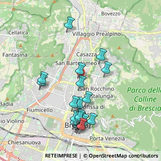 Mappa Via Grazzine, 25128 Brescia BS, Italia (2.084)