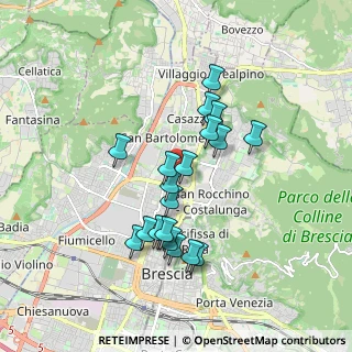 Mappa Via delle Grazzine, 25128 Brescia BS, Italia (1.574)