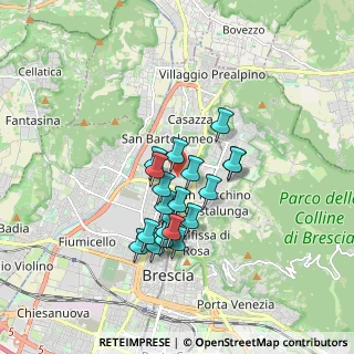 Mappa Via delle Grazzine, 25128 Brescia BS, Italia (1.346)