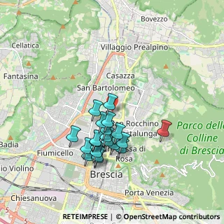 Mappa Via delle Grazzine, 25128 Brescia BS, Italia (1.612)