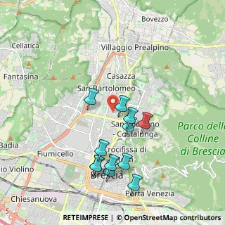 Mappa Via delle Grazzine, 25128 Brescia BS, Italia (1.87833)
