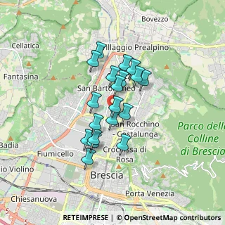 Mappa Via delle Grazzine, 25128 Brescia BS, Italia (1.27526)
