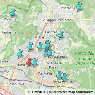 Mappa Via delle Grazzine, 25128 Brescia BS, Italia (2.07357)