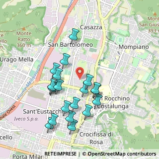 Mappa Via delle Grazzine, 25128 Brescia BS, Italia (0.9245)