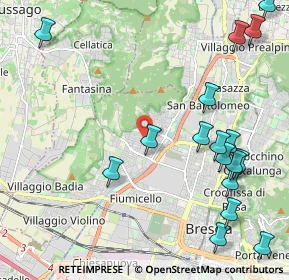 Mappa Via Ottavio Rossi, 25127 Brescia BS, Italia (2.71235)