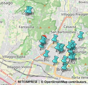 Mappa Via Ottavio Rossi, 25127 Brescia BS, Italia (2.0345)
