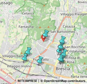 Mappa Via Ottavio Rossi, 25127 Brescia BS, Italia (1.88545)