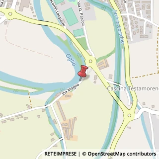 Mappa Via degli Olmetti, 5, 25037 Pontoglio, Brescia (Lombardia)