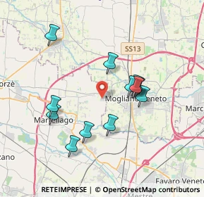 Mappa Di Scorze, 30037 Scorzè VE, Italia (3.3225)