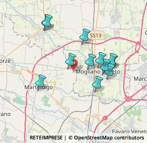 Mappa Via Pier Santi Mattarella, 30037 Scorzè VE, Italia (3.31167)