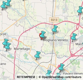 Mappa Di Scorze, 30037 Scorzè VE, Italia (6.83313)