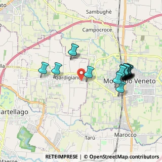 Mappa Via Pier Santi Mattarella, 30037 Scorzè VE, Italia (1.9525)