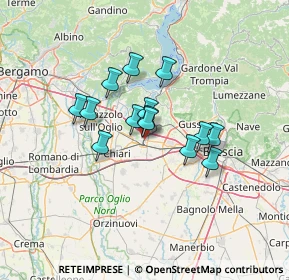 Mappa Via 25 Aprile, 25038 Rovato BS, Italia (9.56643)