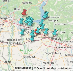 Mappa Via 25 Aprile, 25038 Rovato BS, Italia (10.515)