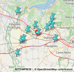 Mappa Via 25 Aprile, 25038 Rovato BS, Italia (6.665)