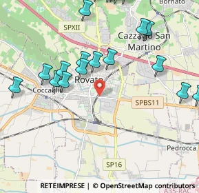 Mappa Via 25 Aprile, 25038 Rovato BS, Italia (2.533)