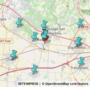 Mappa Via 25 Aprile, 25038 Rovato BS, Italia (3.754)