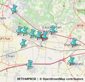 Mappa Via 25 Aprile, 25038 Rovato BS, Italia (3.89455)