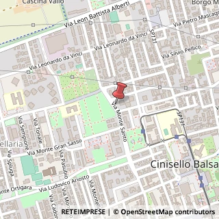 Mappa Via Monte Santo, 86C, 20092 Cinisello Balsamo, Milano (Lombardia)