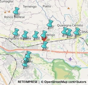 Mappa Via Armando Diaz, 13855 Valdengo BI, Italia (1.94923)