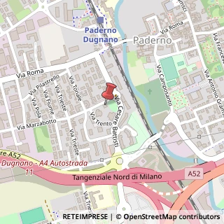 Mappa Via Marzabotto, 3, 20037 Paderno Dugnano, Milano (Lombardia)