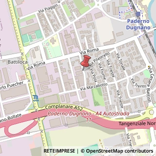Mappa Via Thomas Alva Edison, 6, 20037 Paderno Dugnano, Milano (Lombardia)