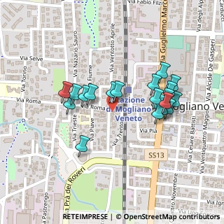 Mappa Via Monte Grappa, 31021 Mogliano Veneto TV, Italia (0.207)