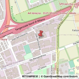 Mappa Via San Martino, 22, 20030 Paderno Dugnano, Milano (Lombardia)