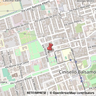 Mappa Via Monte Santo, 86, 20092 Cinisello Balsamo, Milano (Lombardia)