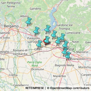 Mappa Via F. Baracca, 25038 Rovato BS, Italia (10.22667)