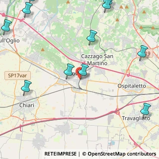 Mappa Via F. Baracca, 25038 Rovato BS, Italia (6.37091)