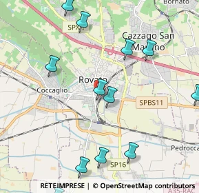 Mappa Via F. Baracca, 25038 Rovato BS, Italia (2.68077)