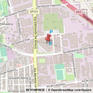 Mappa Via E. de Amicis, 2, 20092 Cinisello Balsamo, Milano (Lombardia)