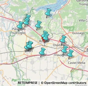 Mappa Via Galdina, 25038 Rovato BS, Italia (6.54357)