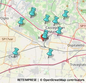 Mappa Via Galdina, 25038 Rovato BS, Italia (3.54818)