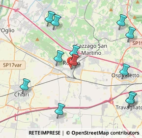 Mappa Via Galdina, 25038 Rovato BS, Italia (4.86417)