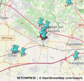 Mappa Via Galdina, 25038 Rovato BS, Italia (3.45273)
