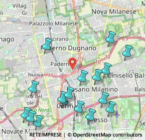 Mappa Via Carlo Alberto Dalla Chiesa, 20037 Paderno Dugnano MI, Italia (2.48706)