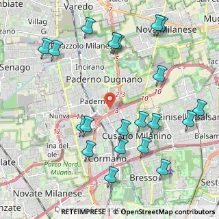 Mappa Via Carlo Alberto Dalla Chiesa, 20037 Paderno Dugnano MI, Italia (2.4765)