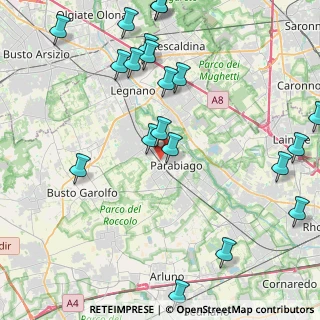 Mappa Via San Giorgio, 20015 Parabiago MI, Italia (5.369)