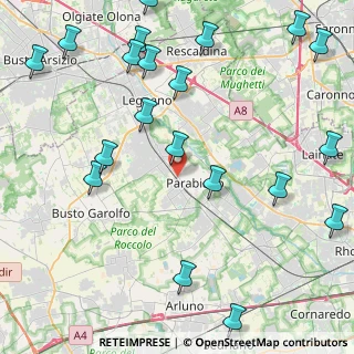 Mappa Via San Giorgio, 20015 Parabiago MI, Italia (5.7385)