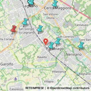Mappa Via San Giorgio, 20015 Parabiago MI, Italia (2.98417)
