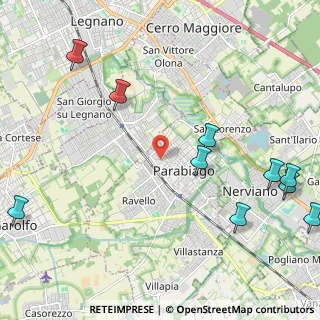 Mappa Via Ugo Foscolo, 20015 Parabiago MI, Italia (3.20417)