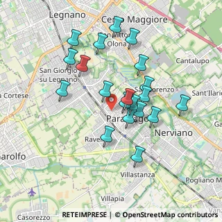 Mappa Via Ugo Foscolo, 20015 Parabiago MI, Italia (1.639)