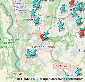Mappa Via San Fedele, 20022 Castano Primo MI, Italia (6.161)