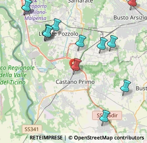 Mappa Via San Fedele, 20022 Castano Primo MI, Italia (6.223)