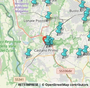 Mappa Via San Fedele, 20022 Castano Primo MI, Italia (5.462)