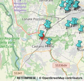 Mappa Via San Fedele, 20022 Castano Primo MI, Italia (6.072)