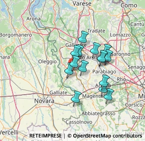Mappa Via San Fedele, 20022 Castano Primo MI, Italia (10.46133)