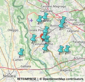 Mappa Via San Fedele, 20022 Castano Primo MI, Italia (5.83083)